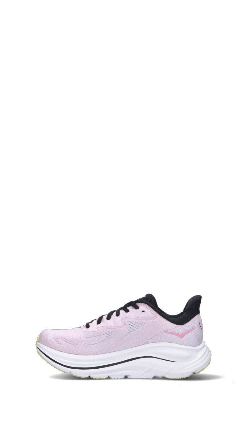 Hoka Clifton 10 Chaussures Running Rose Jaune Femme - 4