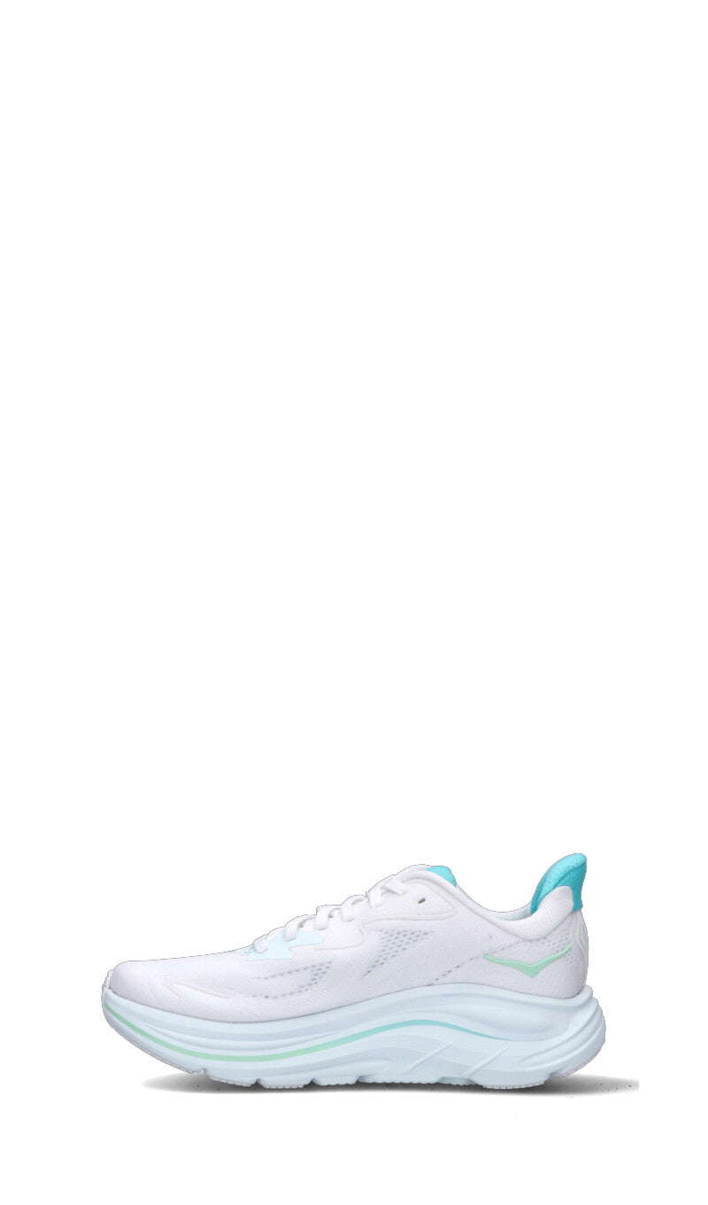 Hoka Clifton 10 Chaussures Running Blanc Bleu Femme - 4