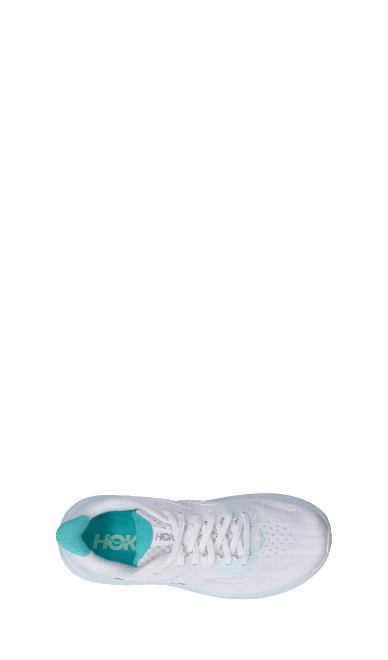Hoka Clifton 10 Chaussures Running Blanc Bleu Femme - 5