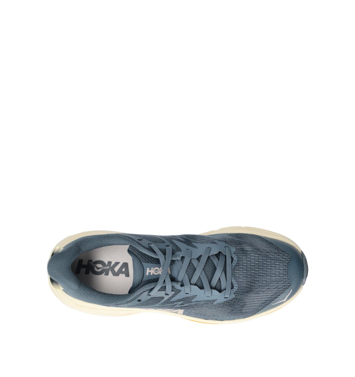 Hoka Challenger 8 Chaussures Trail Running Bleu Beige Homme - 5