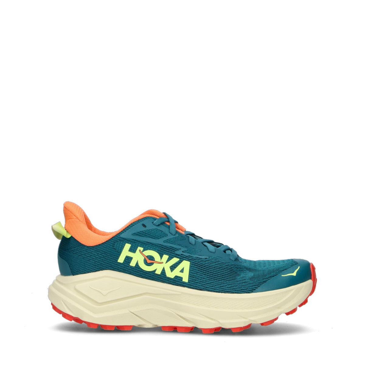 Hoka Challenger 8 Chaussures Trail Running Bleu Beige Femme - 1