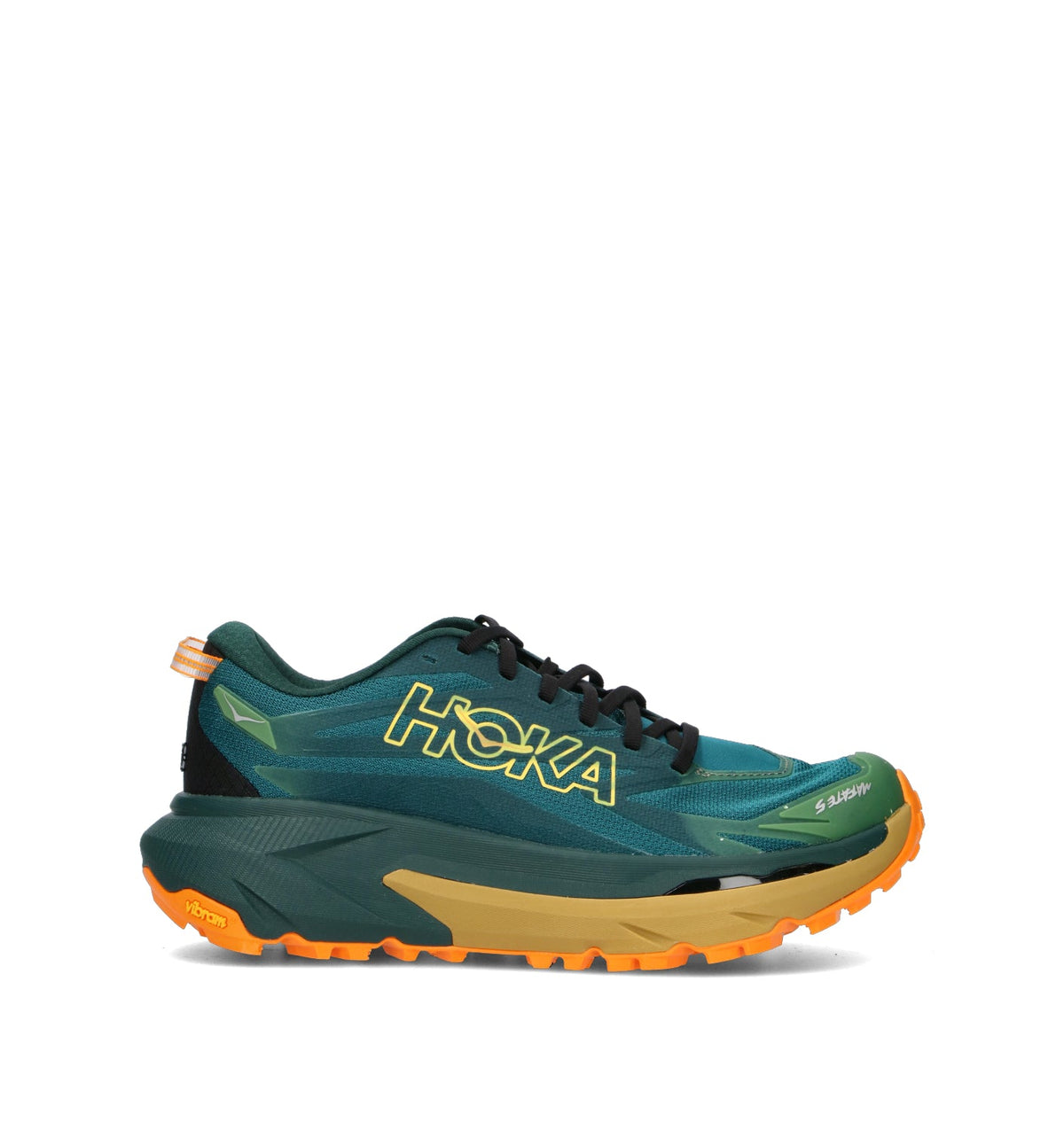 Hoka Mafate 5 Chaussures Trail Running Bleu Jaune Homme - 1