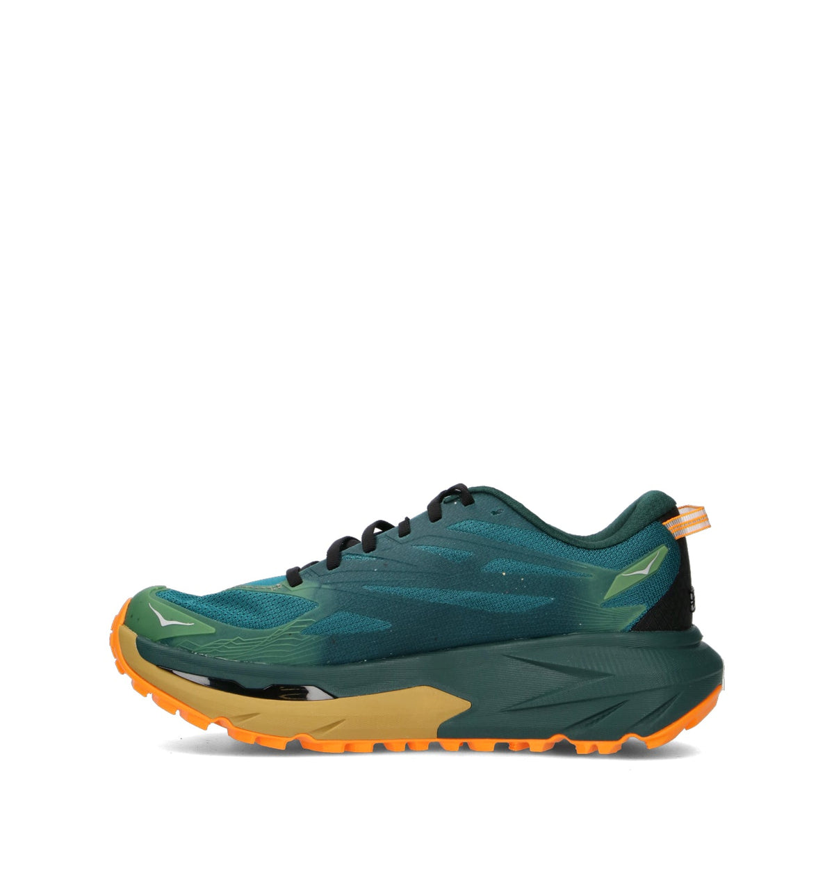 Hoka Mafate 5 Chaussures Trail Running Bleu Jaune Homme - 4