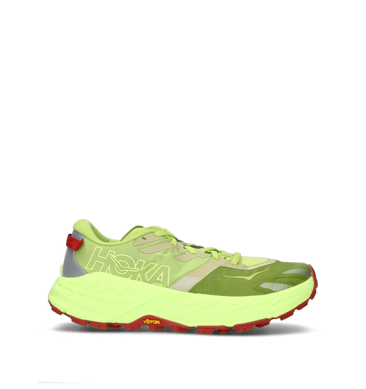 Hoka Speedgoat 7 Chaussures Trail Running Vert Jaune Homme - 1