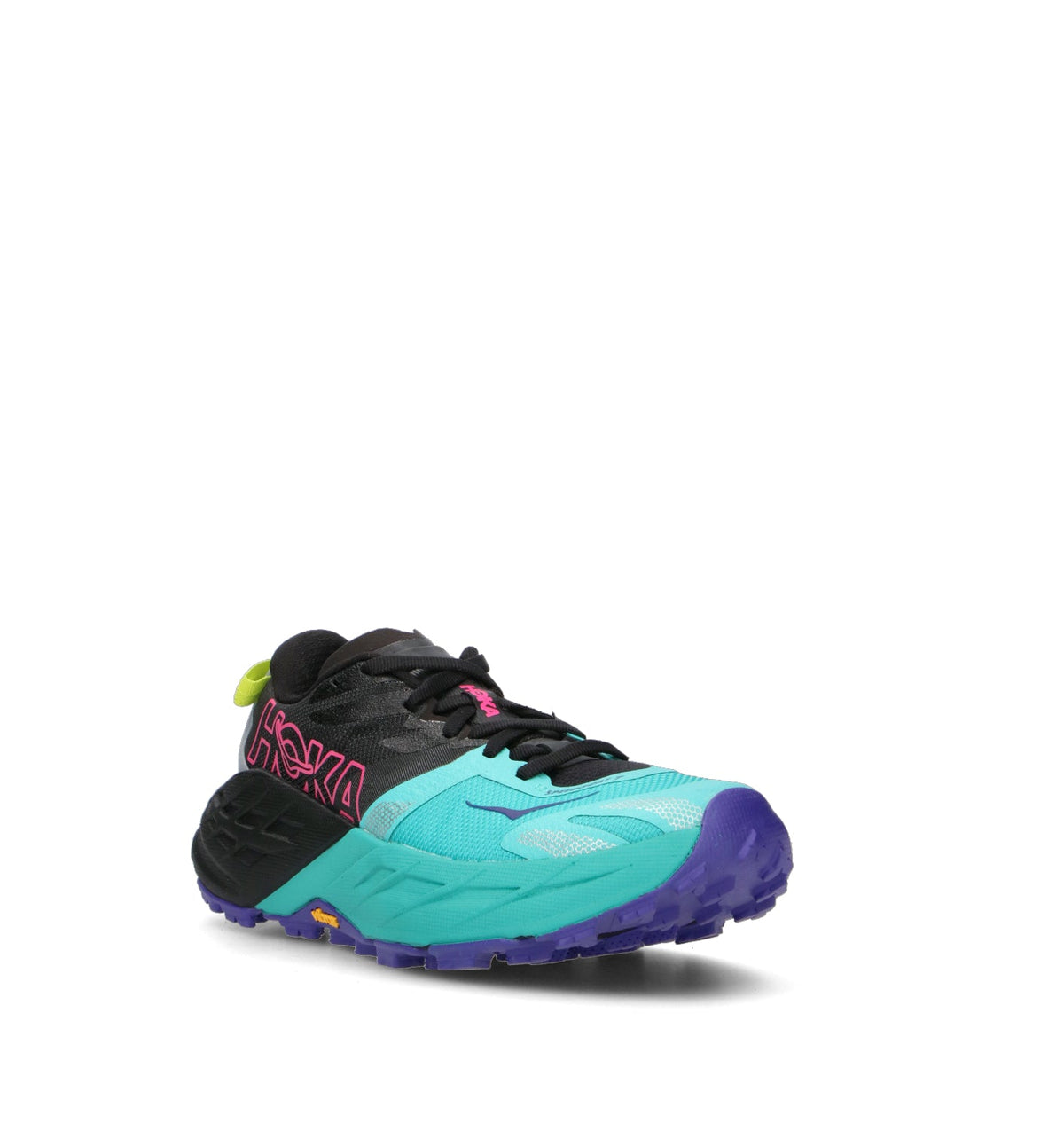 Hoka Speedgoat 7 Chaussures Trail Running Noir Turquoise Femme - 2