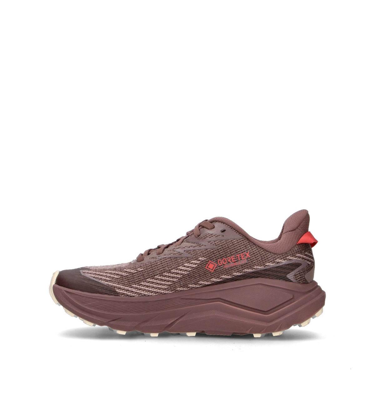 Hoka Challenger 8 GORE-TEX Chaussures Trail Running Bordeaux Blanc Femme - 4