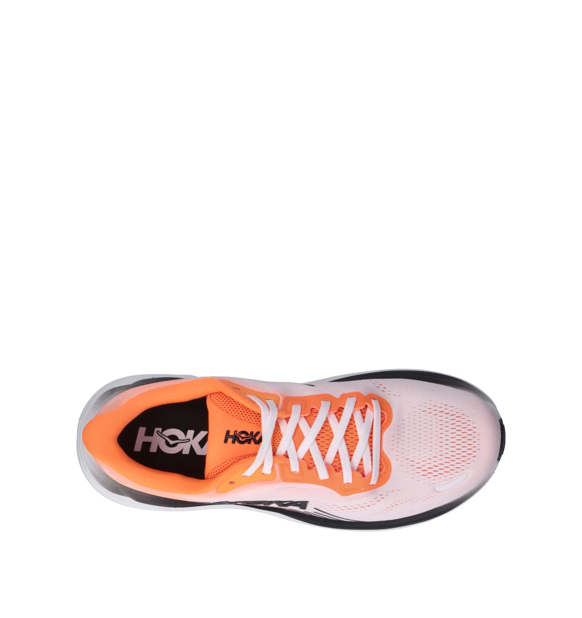 Hoka Clifton 11 Chaussures Running Orange Blanc Homme - 5