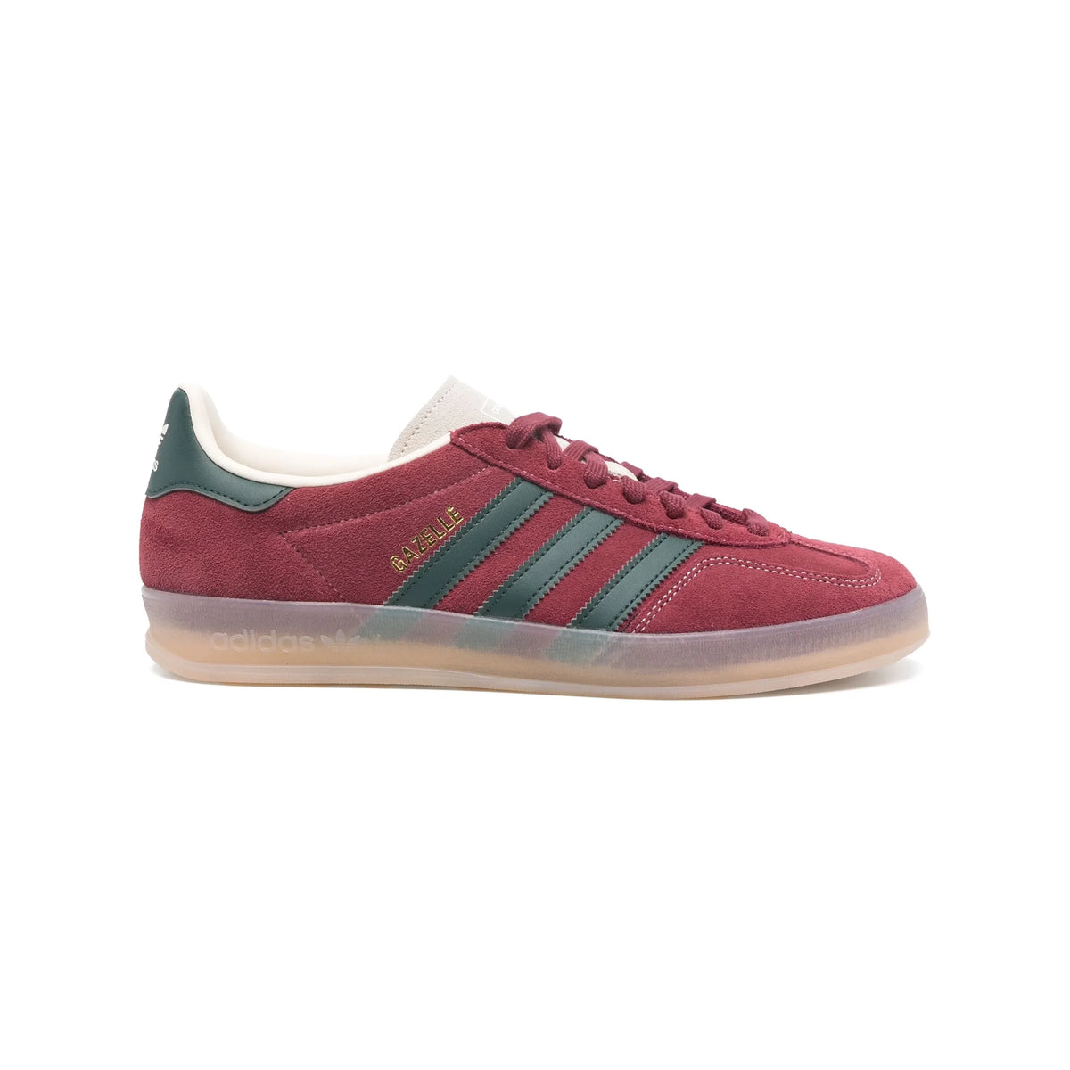 adidas Gazelle Indoor Baskets Bordeaux Vert Homme Femme - 1