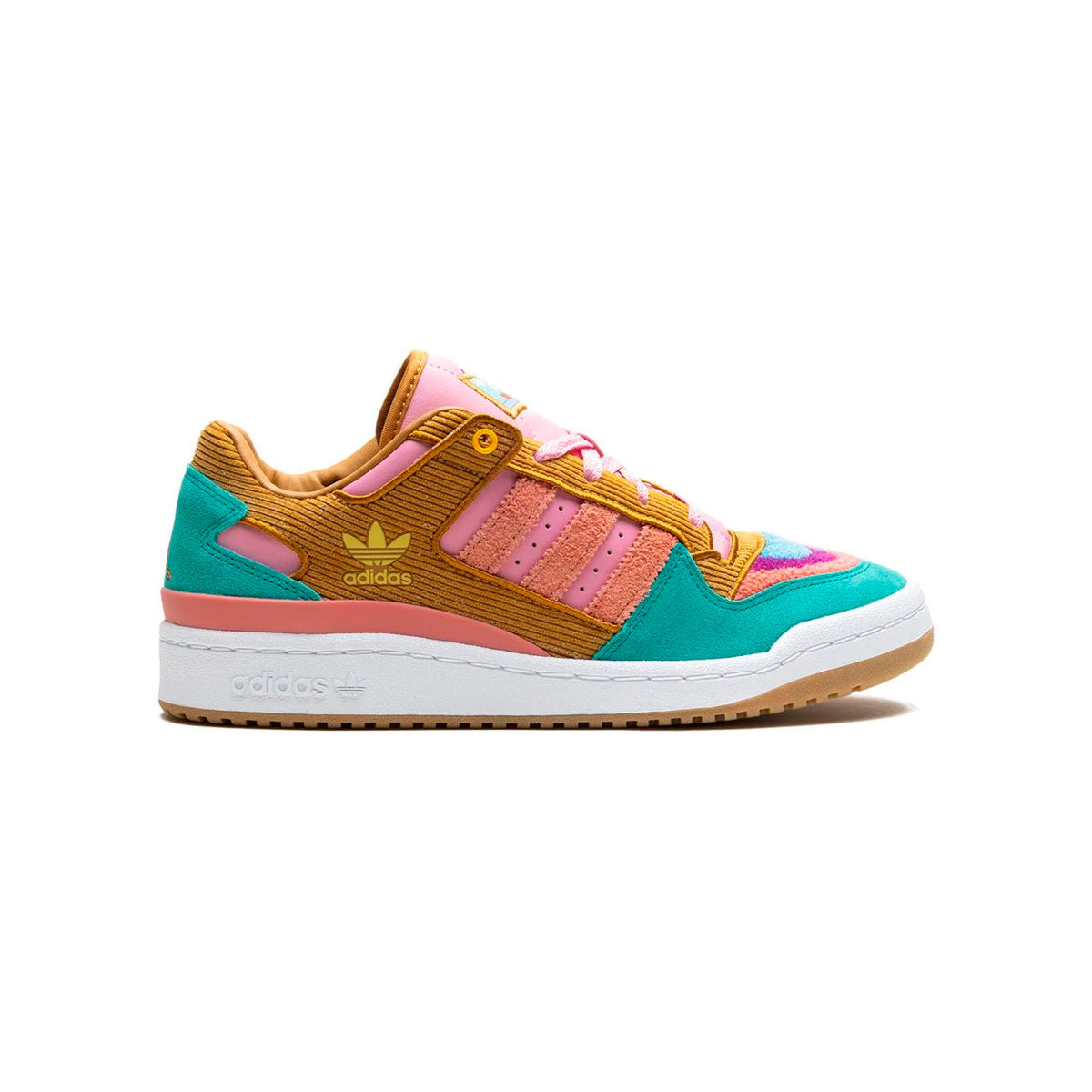 adidas Forum Low The Simpsons Living Room Baskets Rose Multicolore Mixte - 1