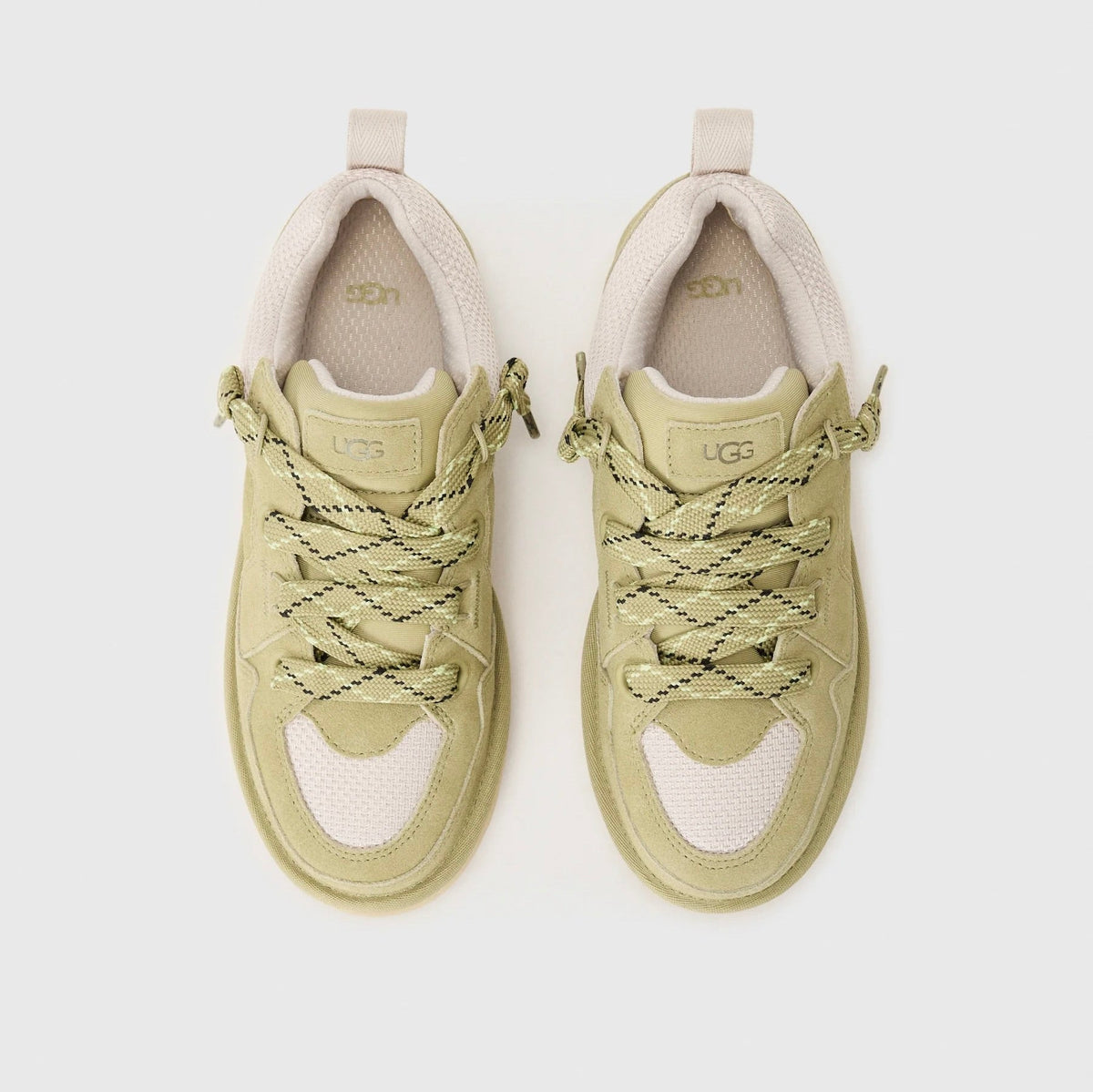 UGG Lowmel Lo Muted Brass Basket Marron Beige Femme - 4