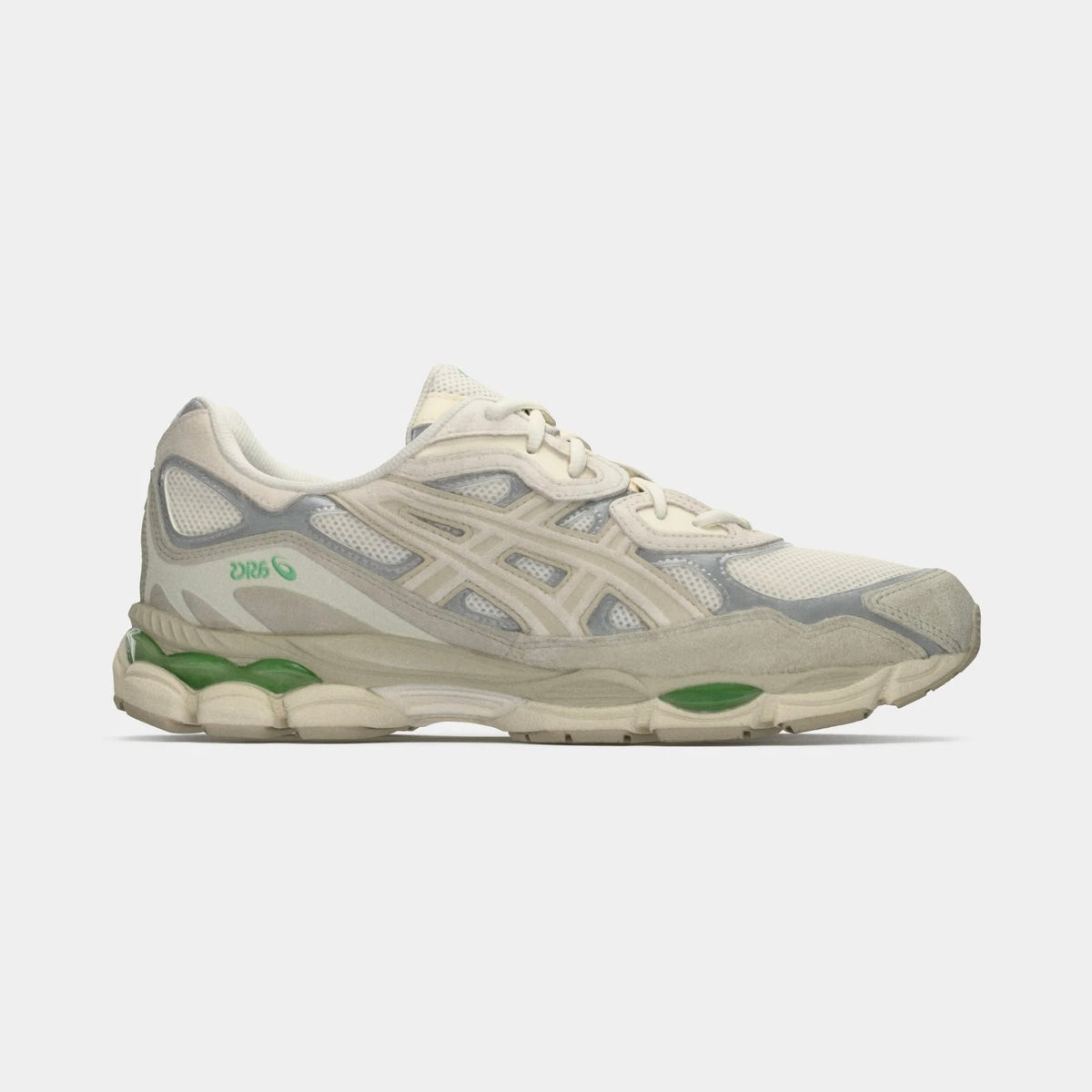 ASICS Gel-NYC Cream Fossil Baskets Crème Gris Homme Femme - 7