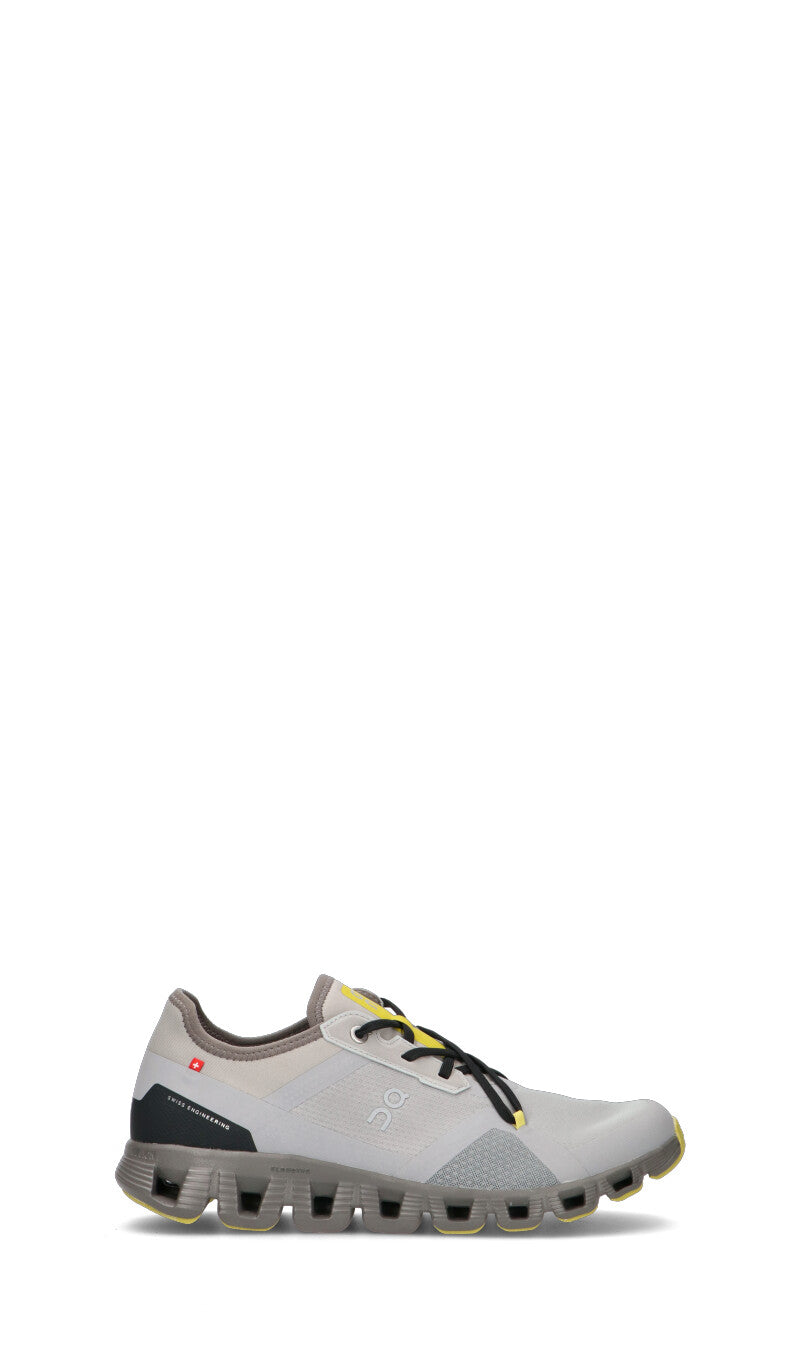 On Cloud X 3 AD Baskets Gris Vert Homme - 1