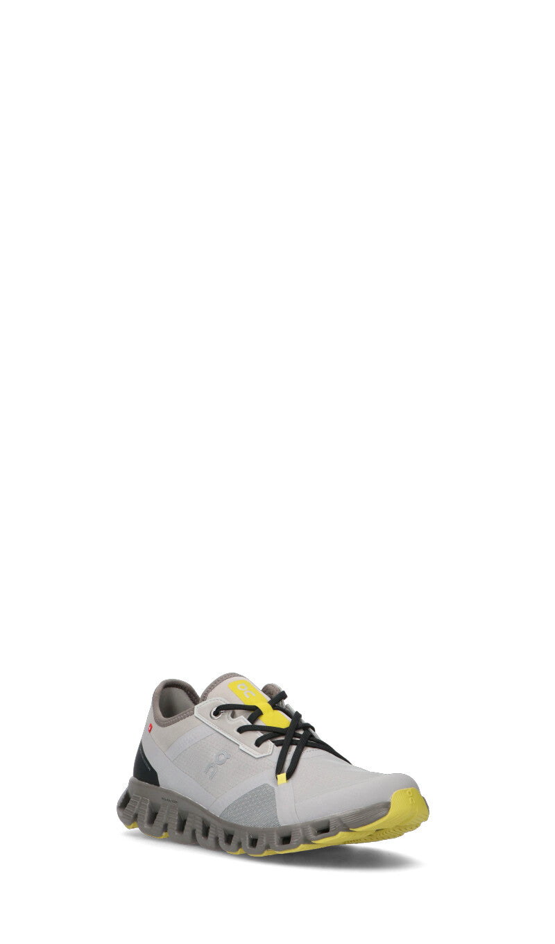 On Cloud X 3 AD Baskets Gris Vert Homme - 2
