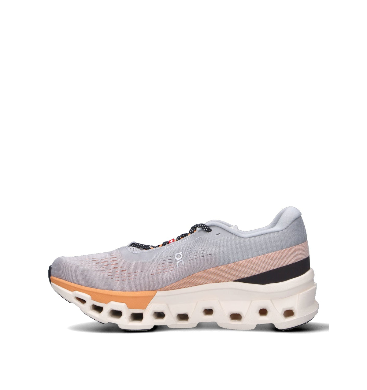 On Cloudmonster 2 Chaussures Running Gris Orange Homme - 4