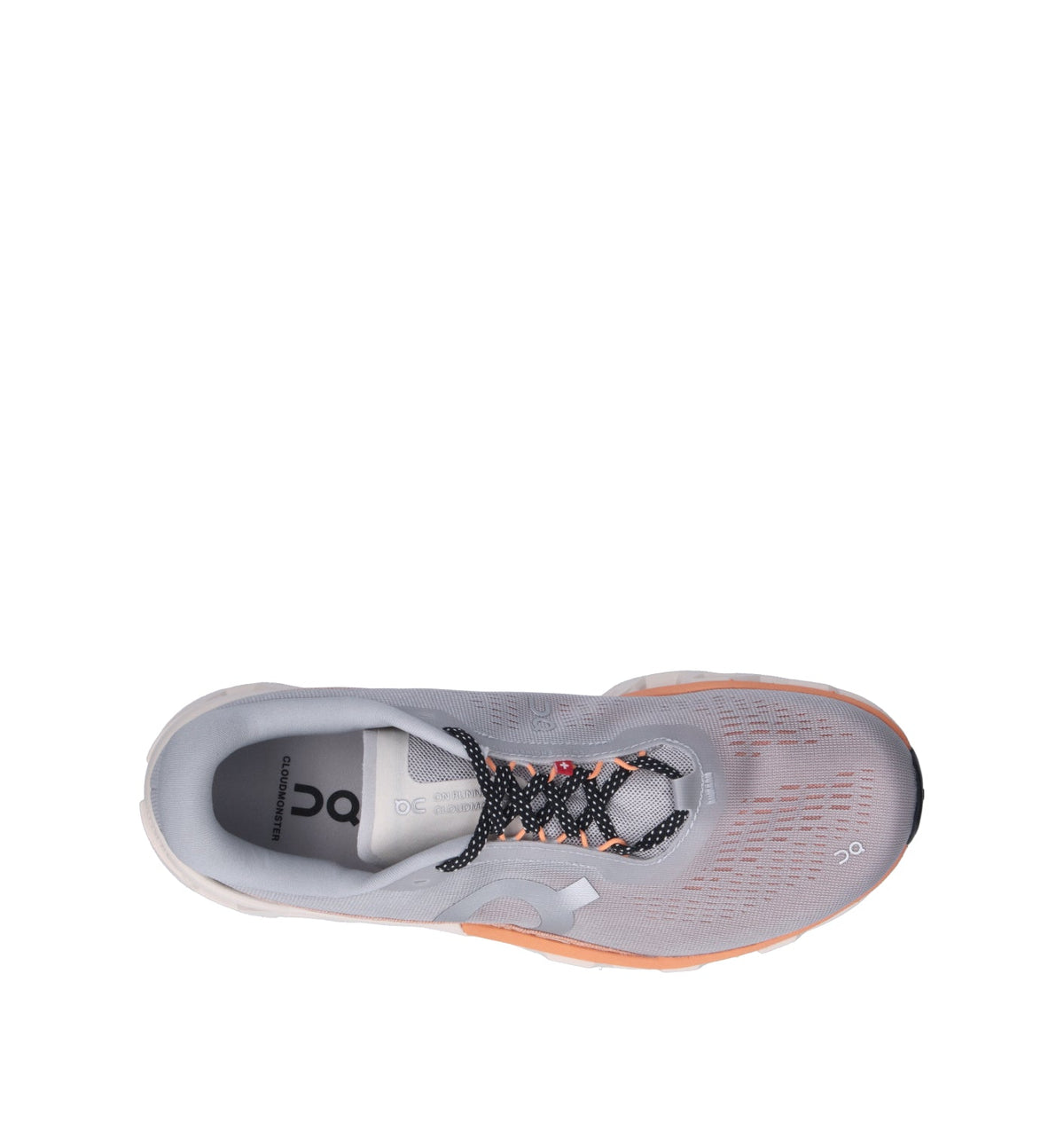 On Cloudmonster 2 Chaussures Running Gris Orange Homme - 5