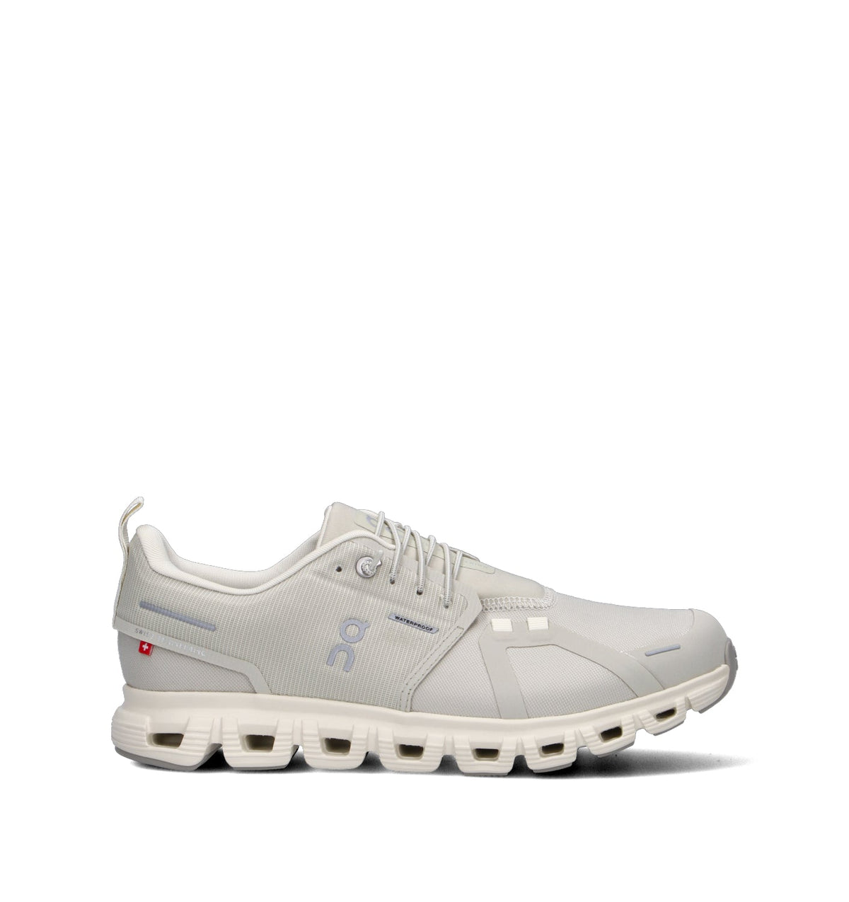 On Cloud 6 Waterproof Baskets Gris Clair Homme - 1