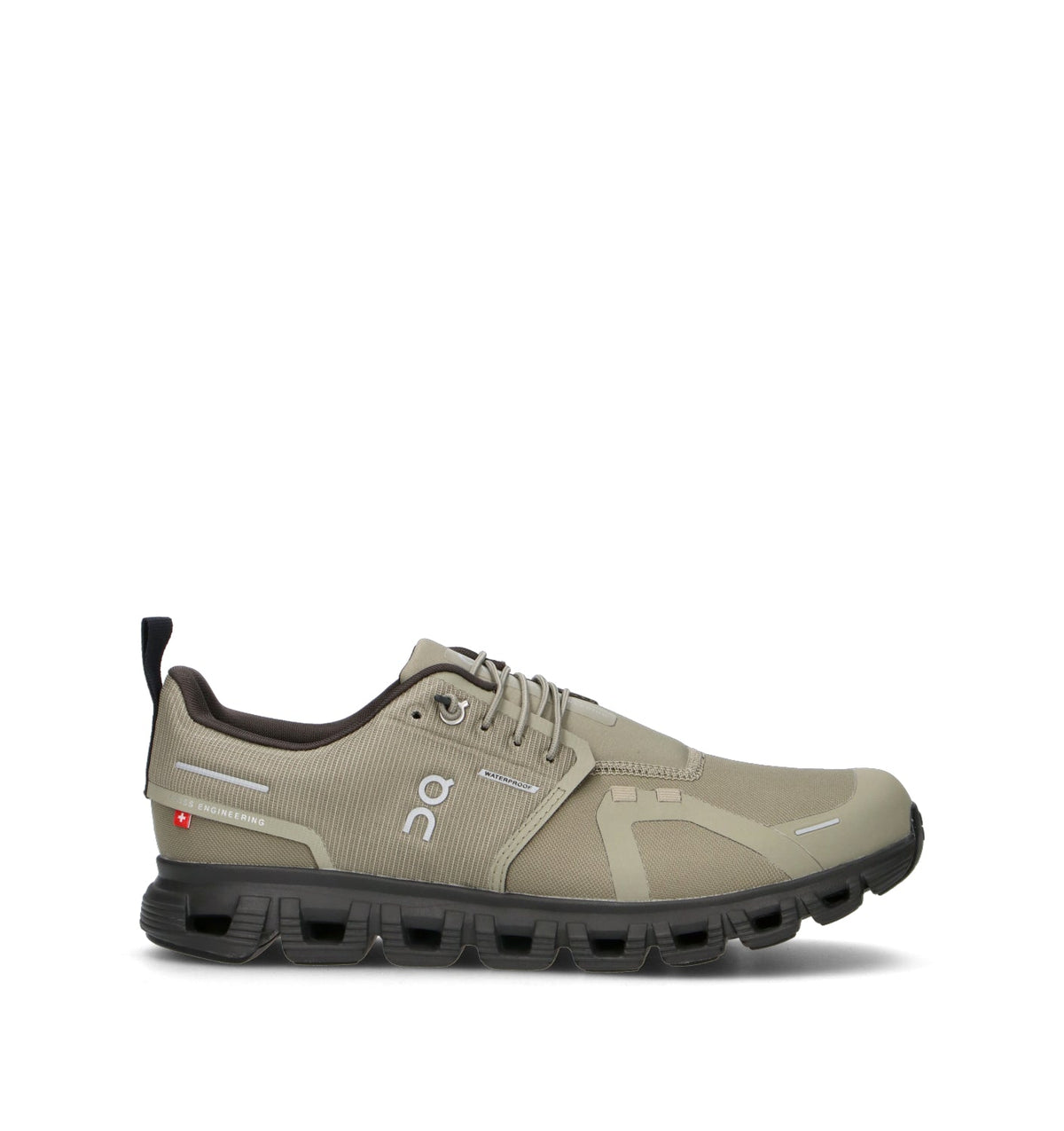 On Cloud 6 Waterproof Baskets Vert Marron Homme - 1