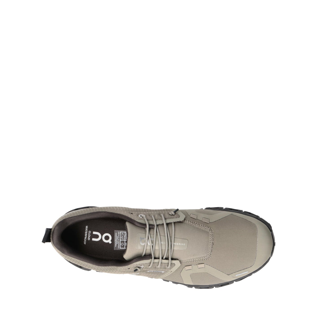 On Cloud 6 Waterproof Baskets Vert Marron Homme - 5