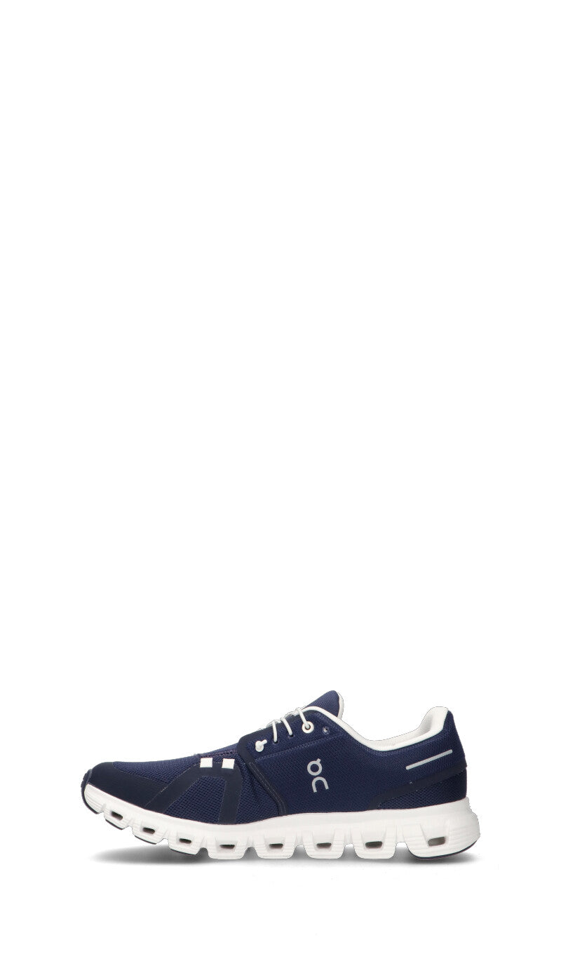 On Cloud 6 Baskets Bleu Marine Blanc Homme - 4