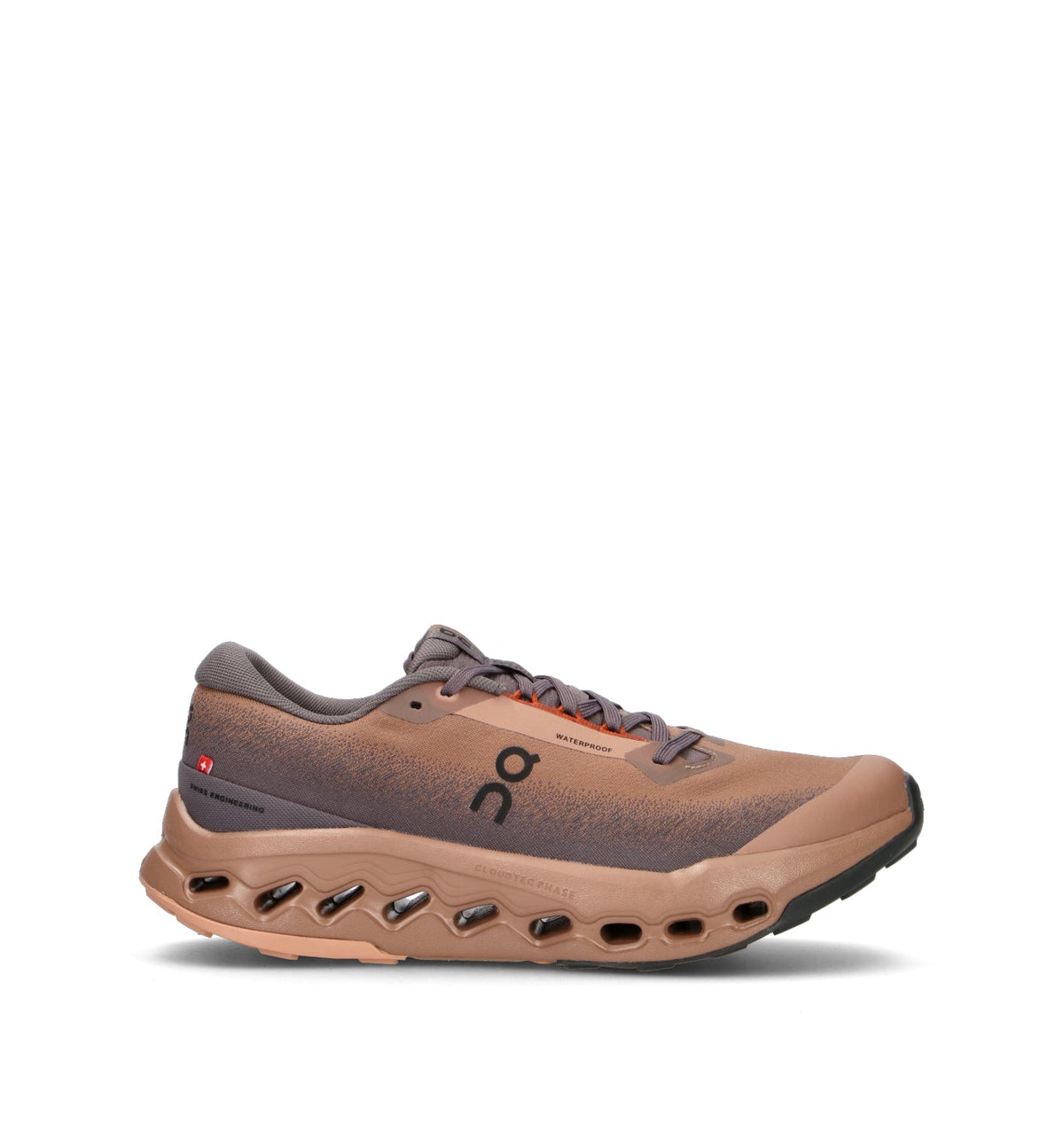 On Cloudsurfer Trail 2 Waterproof Chaussures Trail Running Marron Gris Homme - 1