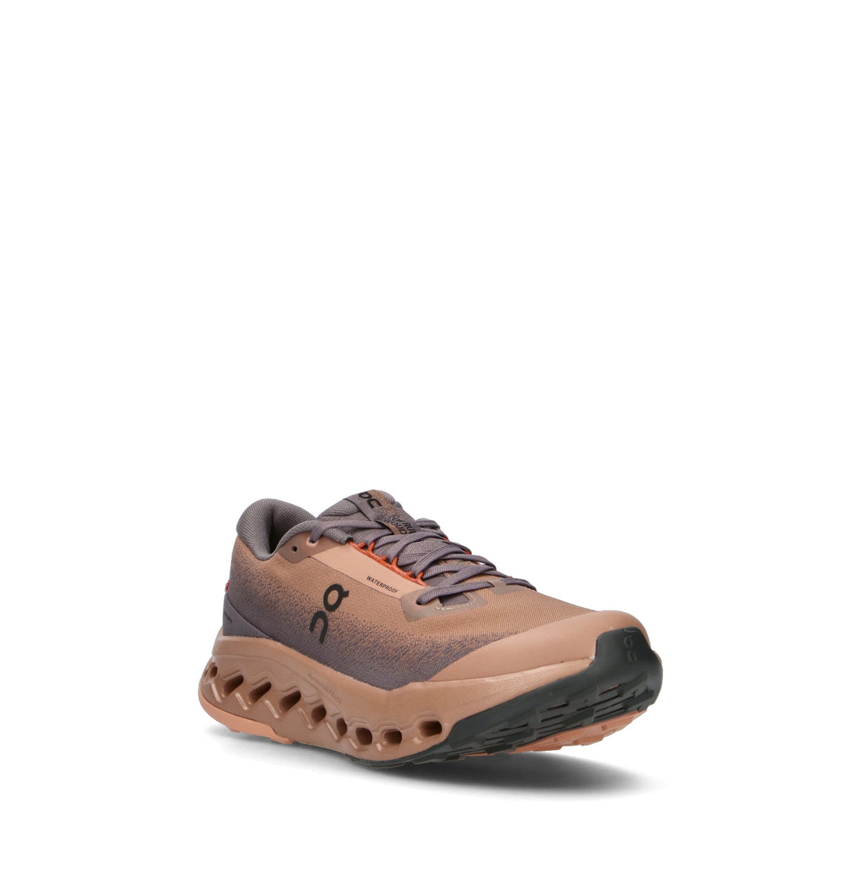 On Cloudsurfer Trail 2 Waterproof Chaussures Trail Running Marron Gris Homme - 2