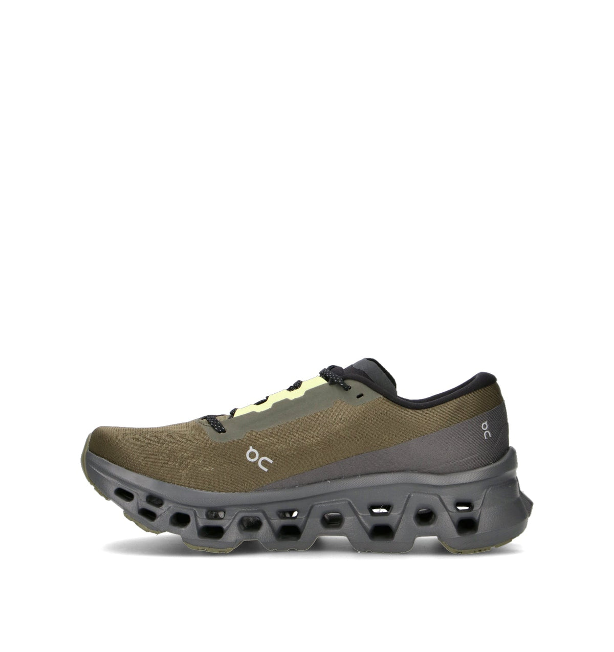 On Cloudmonster 3 Chaussures Running Vert Gris Homme - 4
