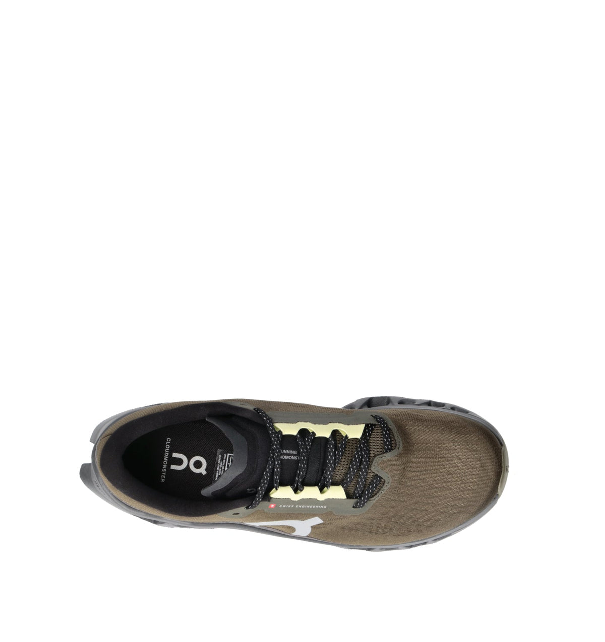On Cloudmonster 3 Chaussures Running Vert Gris Homme - 5