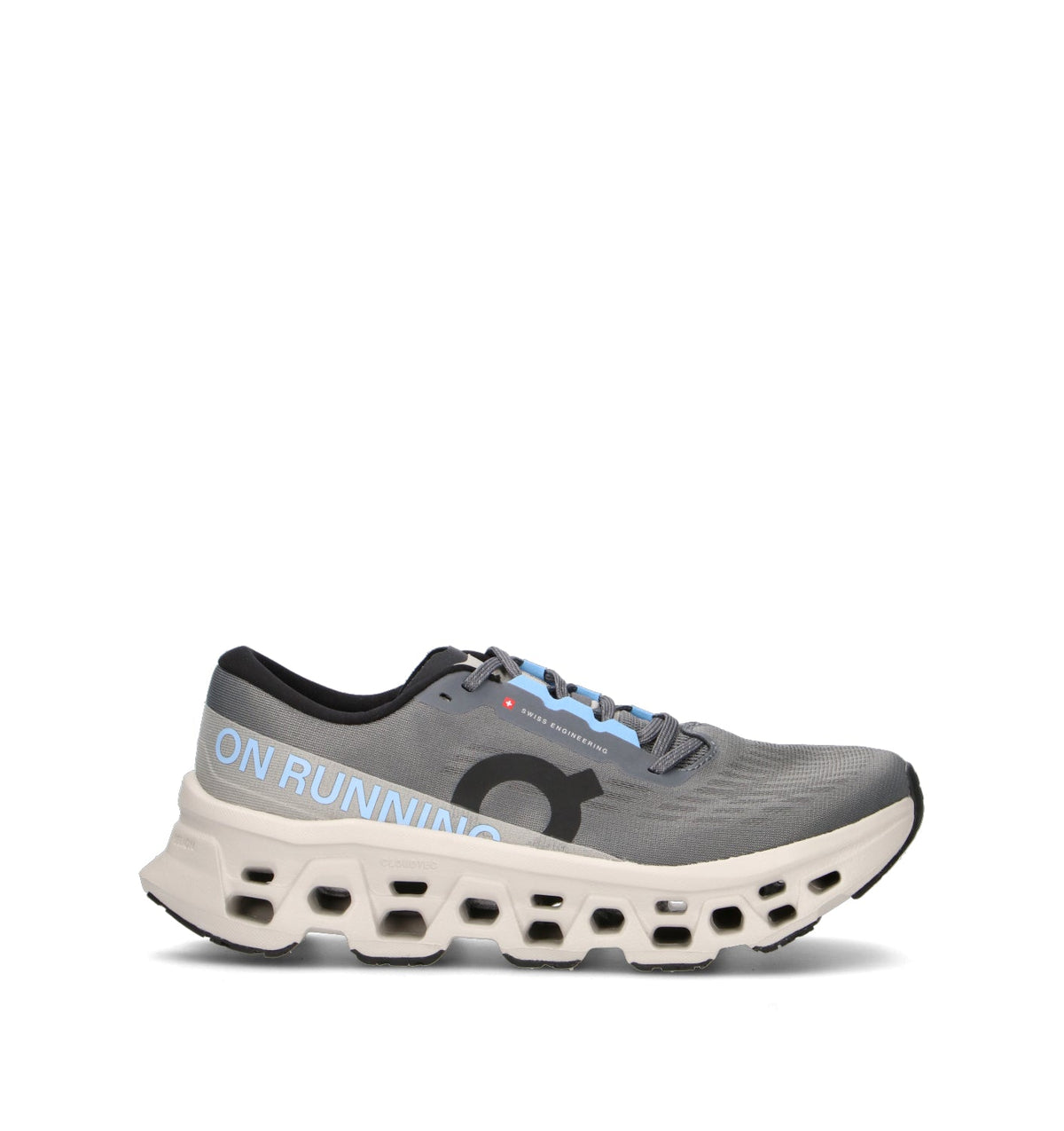 On Cloudmonster 3 Chaussures Running Gris Argent Homme - 1
