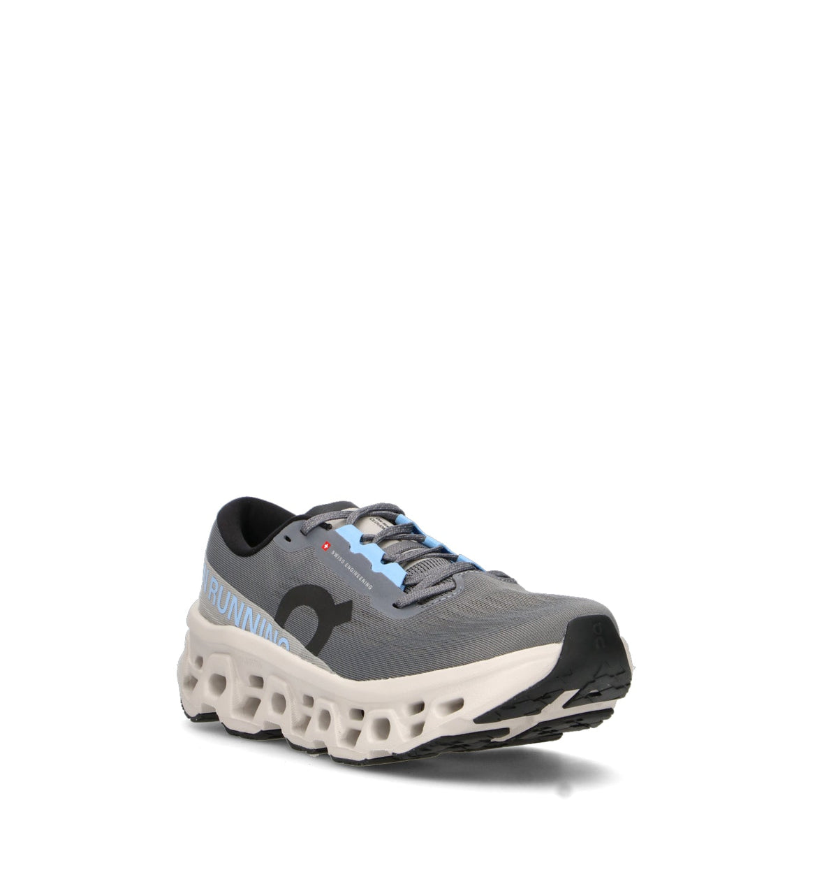 On Cloudmonster 3 Chaussures Running Gris Argent Homme - 2
