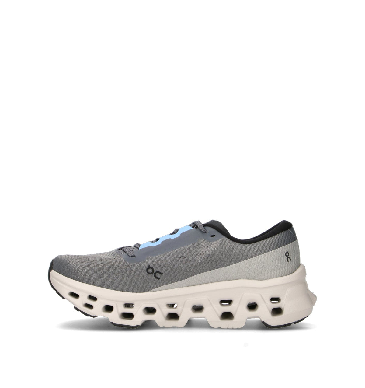 On Cloudmonster 3 Chaussures Running Gris Argent Homme - 4