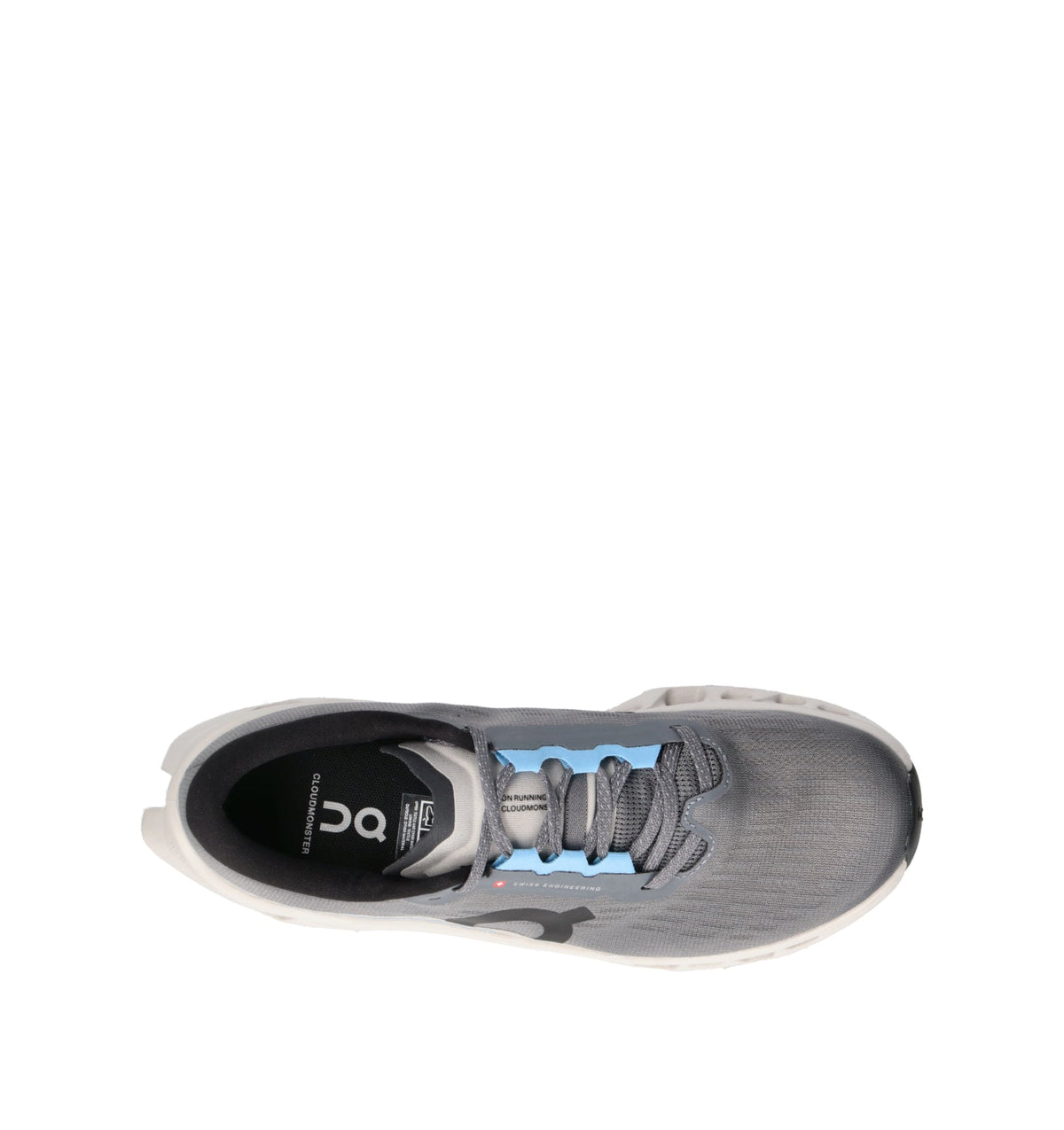 On Cloudmonster 3 Chaussures Running Gris Argent Homme - 5