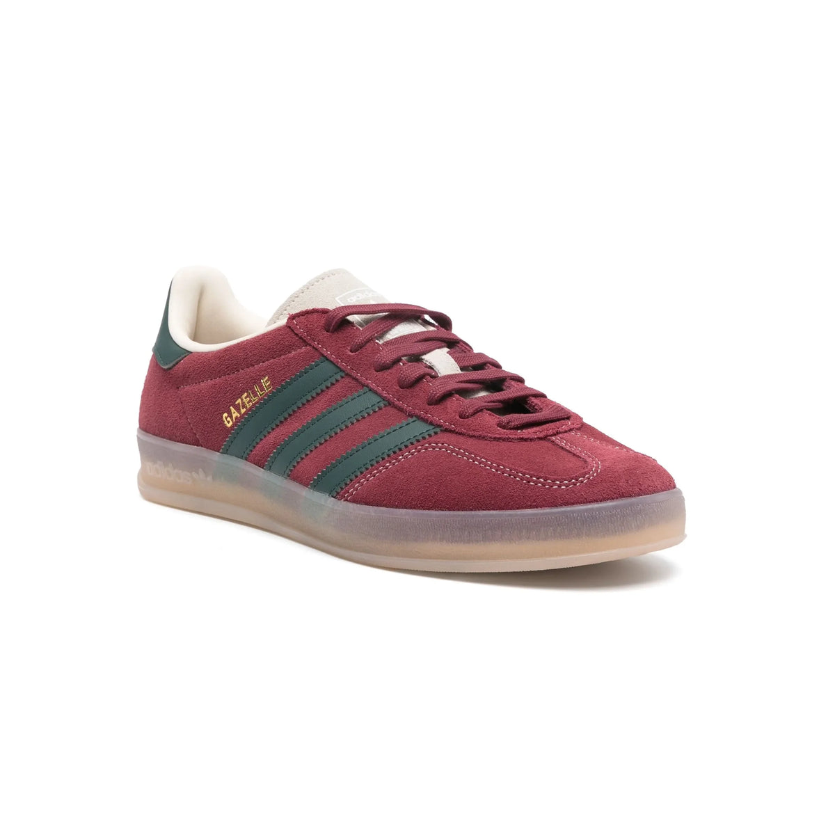 adidas Gazelle Indoor Baskets Bordeaux Vert Homme Femme - 2