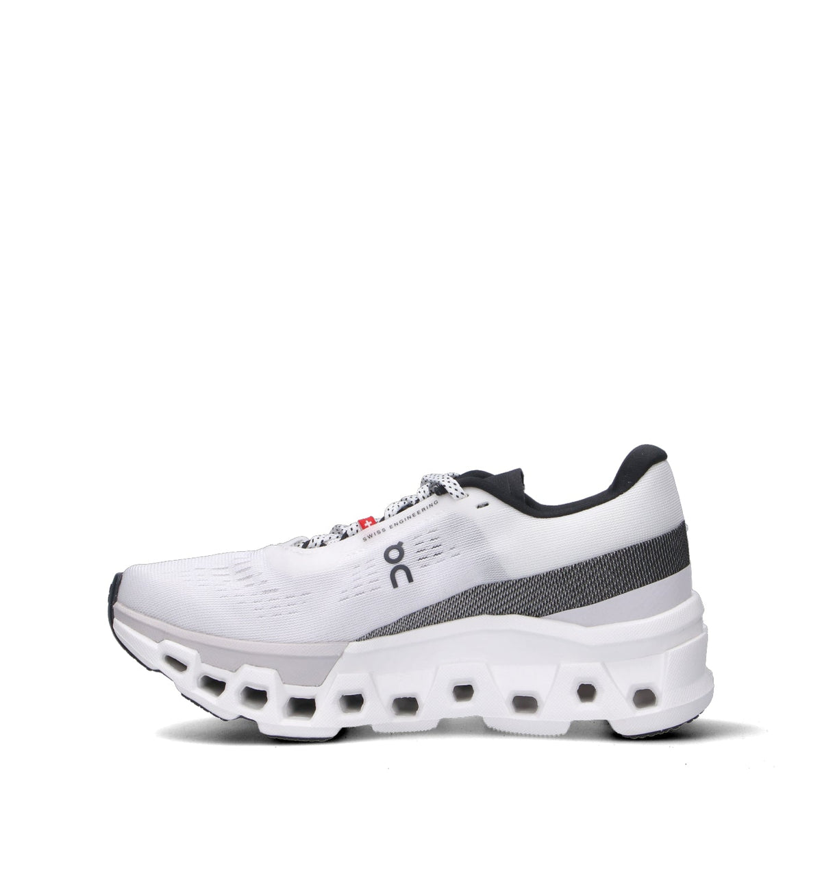 On Cloudmonster 2 Chaussures Running Blanc Gris Femme - 4