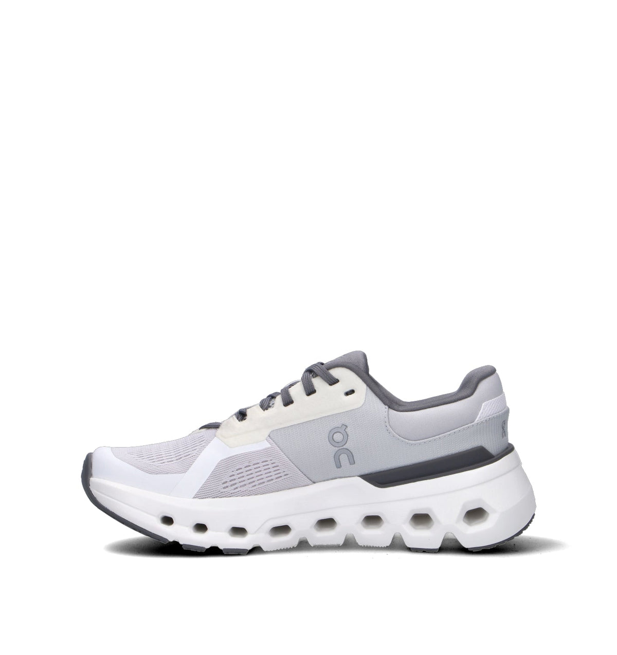 On Cloudrunner 2 Chaussures Running Gris Blanc Femme - 4