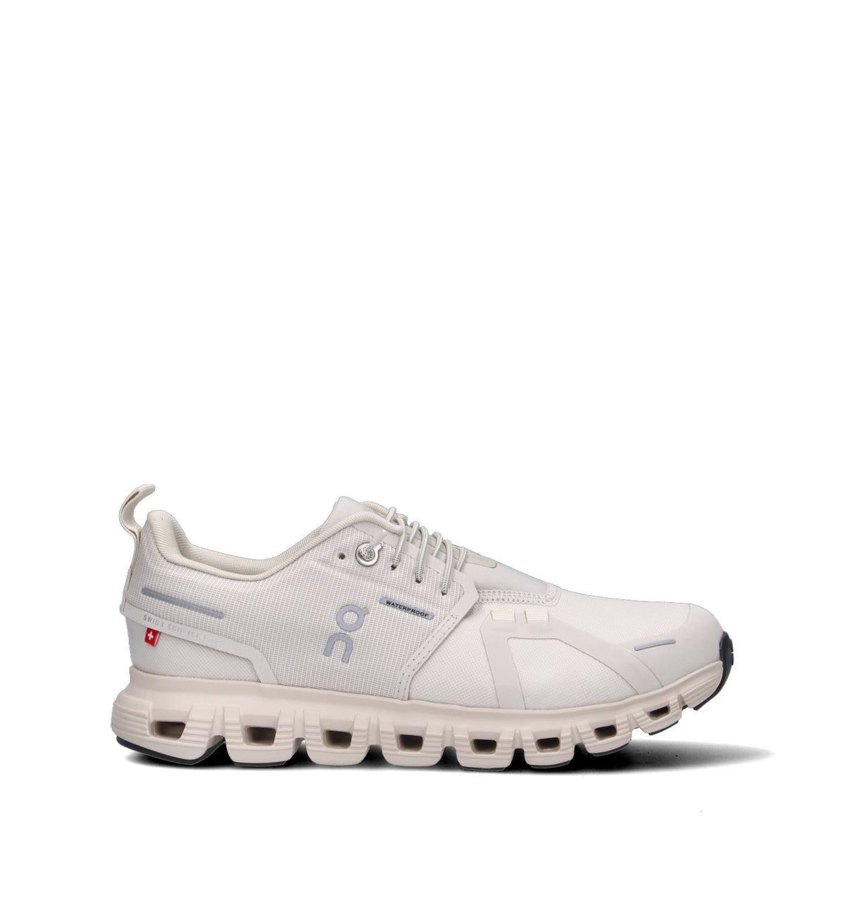 On Cloud 6 Waterproof Baskets Blanc Beige Femme - 6
