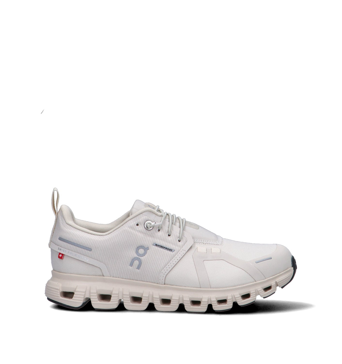 On Cloud 6 Waterproof Baskets Blanc Beige Femme - 1