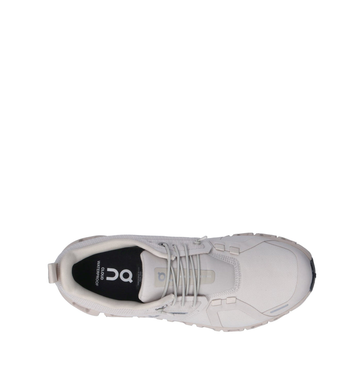 On Cloud 6 Waterproof Baskets Blanc Beige Femme - 5