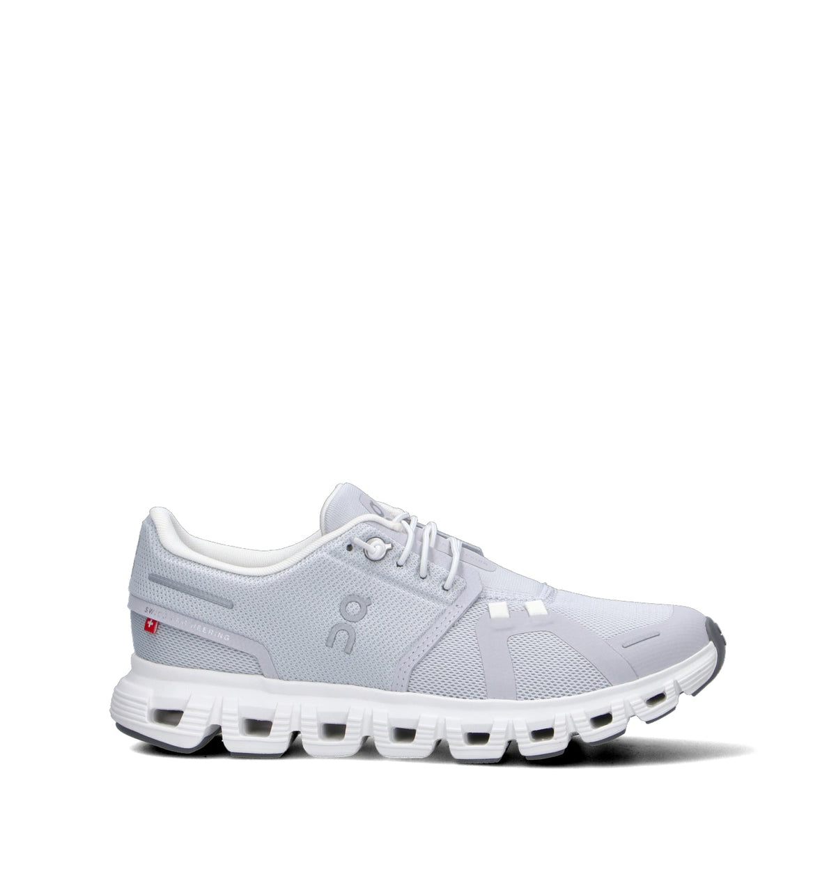 On Cloud 6 Baskets Gris Blanc Femme - 1