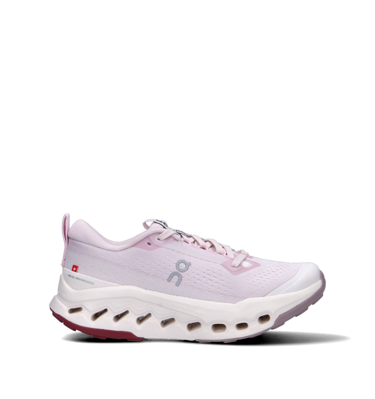 On Cloudsurfer Trail 2 Chaussures Trail Running Rose Blanc Femme - 1