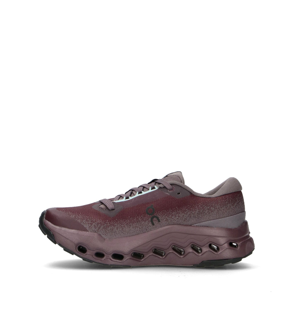 On Cloudsurfer Trail 2 Waterproof Chaussures Trail Running Bordeaux Gris Femme - 4