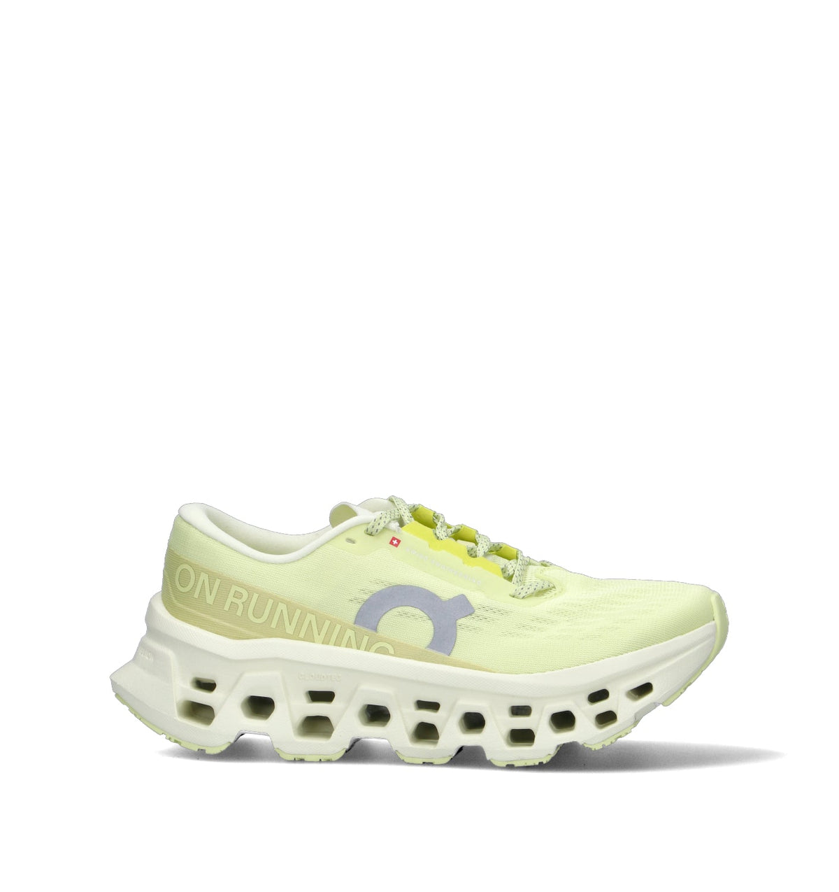 On Cloudmonster 3 Chaussures Running Jaune Vert Femme - 1