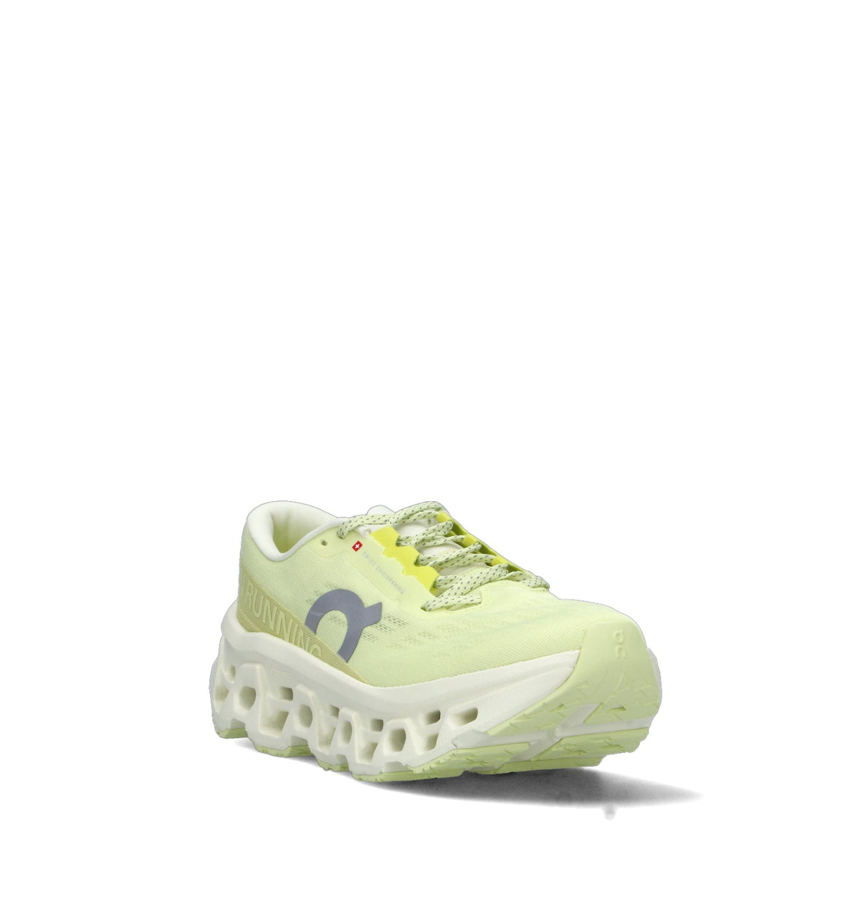 On Cloudmonster 3 Chaussures Running Jaune Vert Femme - 2