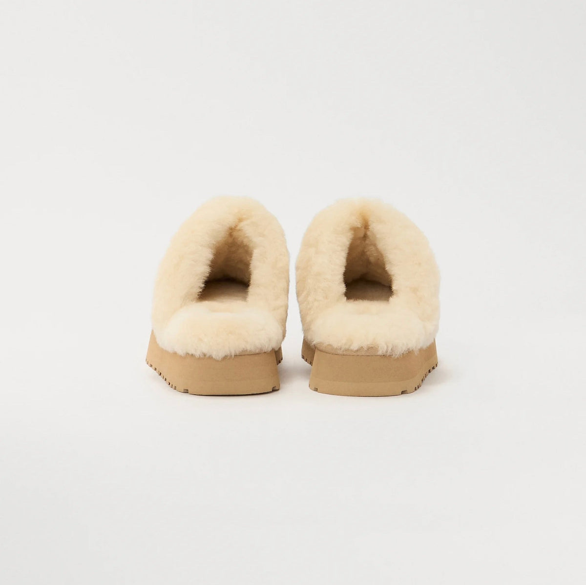 UGG Disquette Sand Mule Plateforme Beige Femme - 3