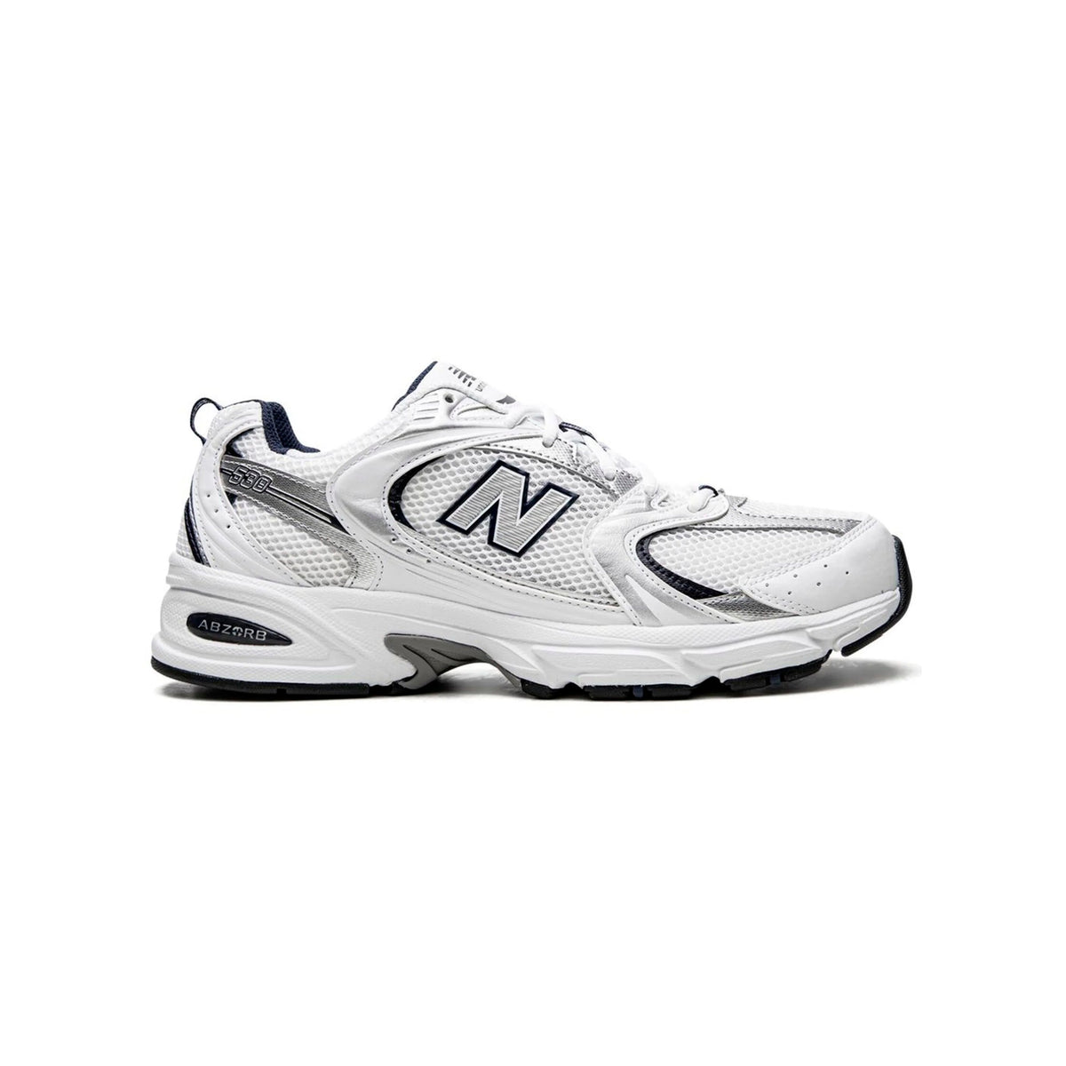 New Balance 530 Baskets Blanc Bleu Marine Homme Femme - 1