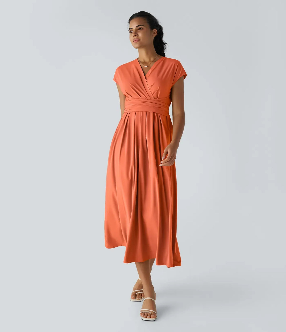 Robe Midi Femme Légère Lavande - vue 14