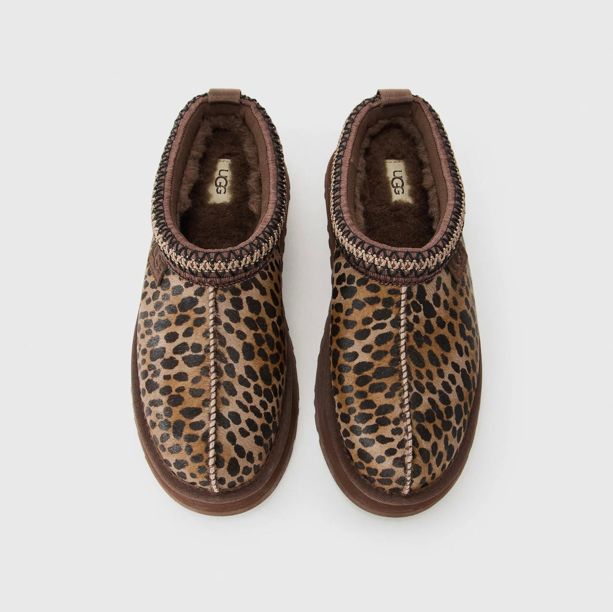 UGG Tazz Caspian Burnt Cedar Chausson Plateforme Marron Orange Femme - 4