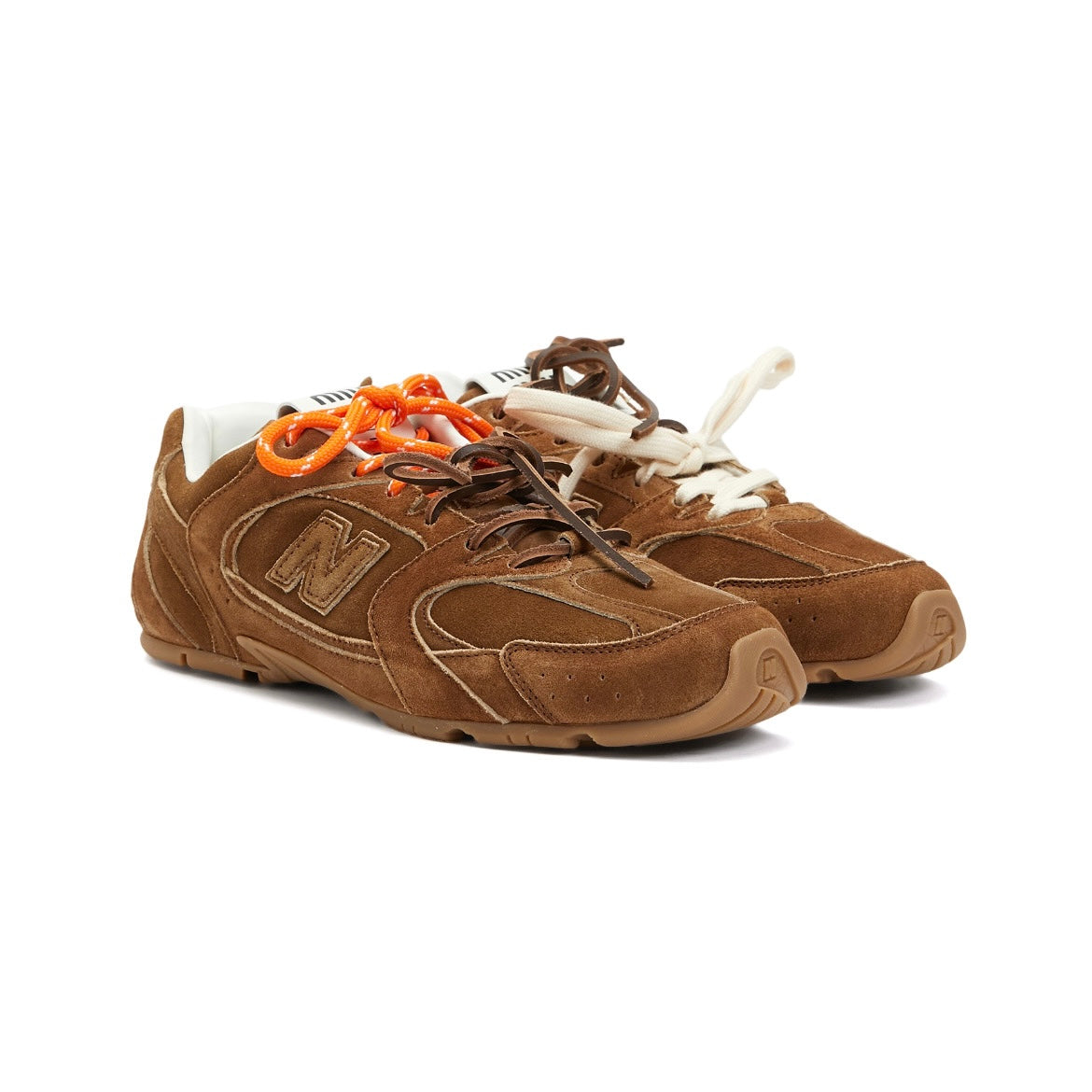 New Balance 530 x Miu Miu Baskets Marron Homme Femme - 2