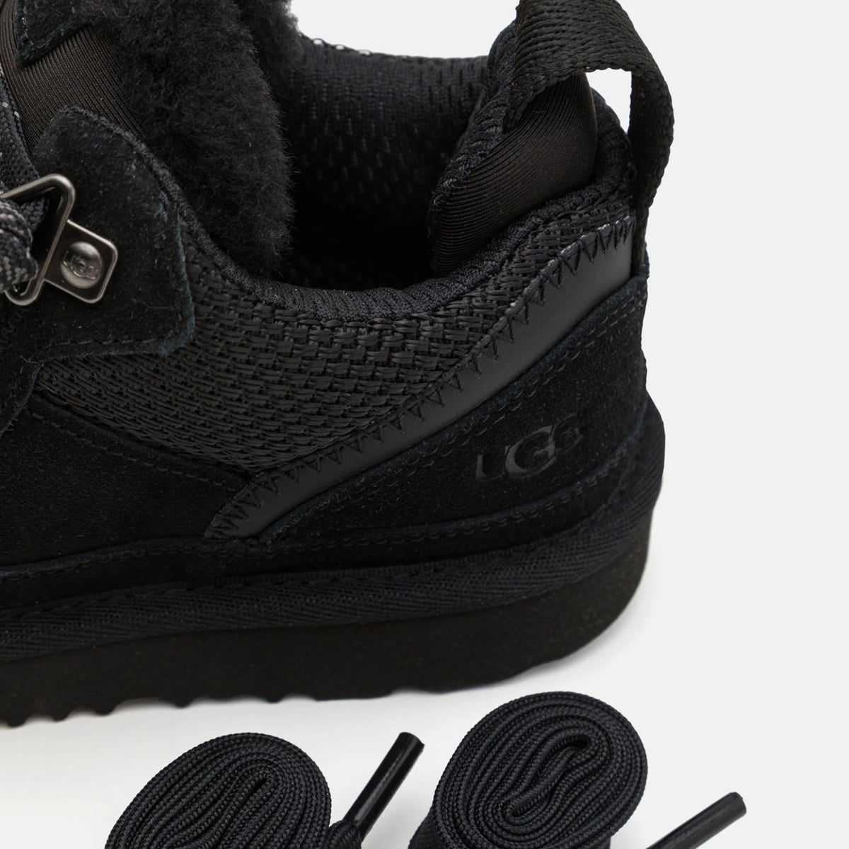 UGG Lowmel Black Basket Noir Enfant - 6