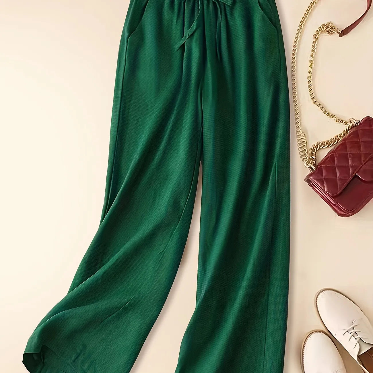 Tina - Pantalon femme en lin coupe relax