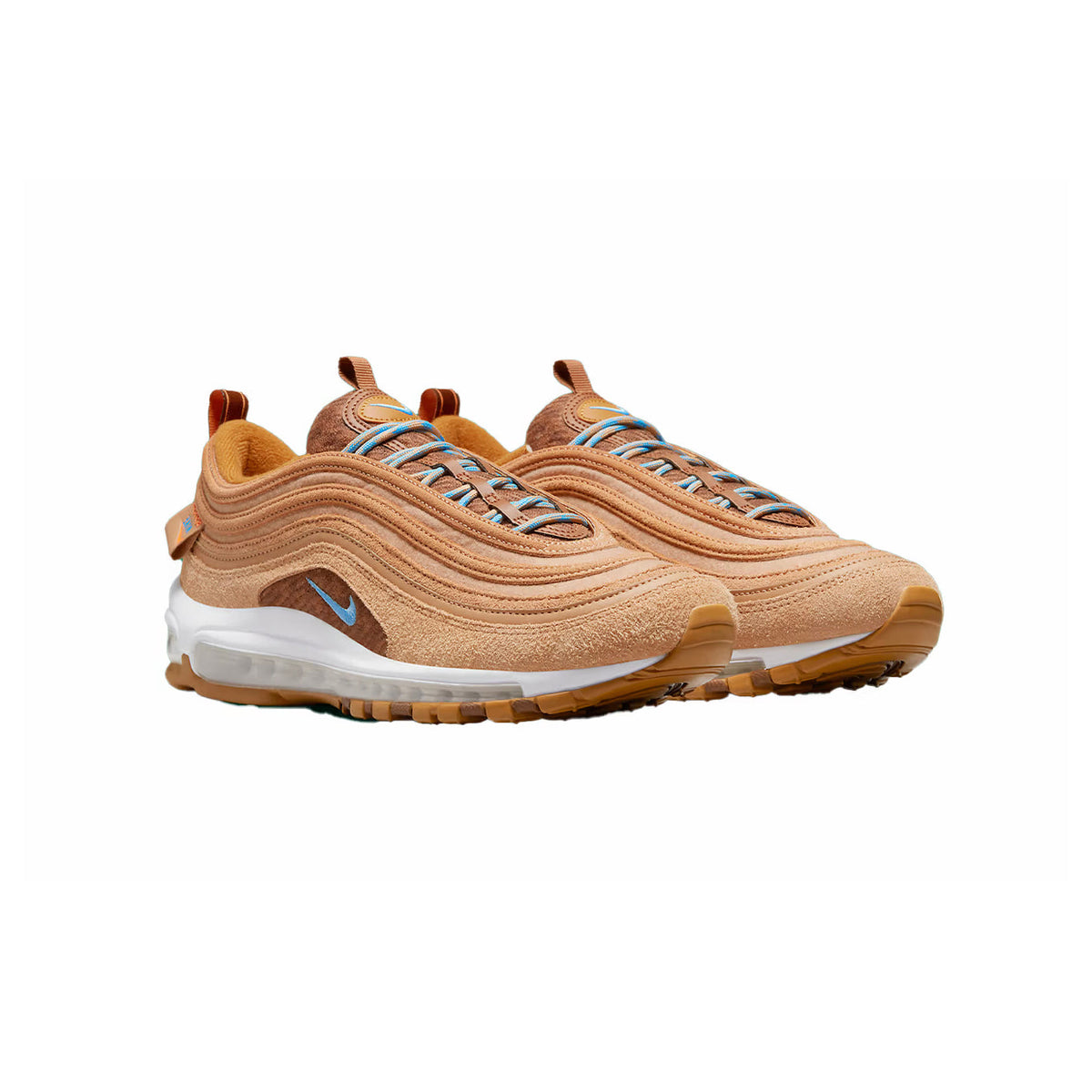 Nike Air Max 97 Teddy Bear Brown Baskets Marron Homme Femme - 2
